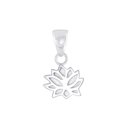 Wholesale Silver Lotus Flower Pendant