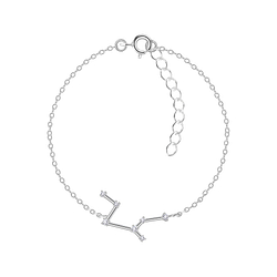 Wholesale Silver Virgo Constellation Bracelet