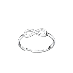 Wholesale Silver Infinity Adjustable Toe Ring