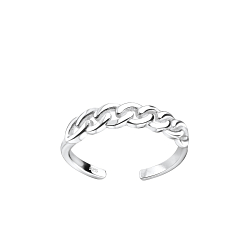 Wholesale Silver Patterned Toe Ring