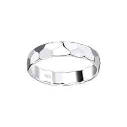 Wholesale Silver Pattern Band Ring