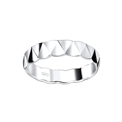 Wholesale Silver Patterned Ring