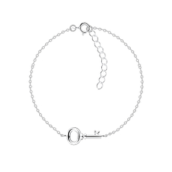 Wholesale Silver Key Bracelet