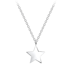 Wholesale Silver Star Necklace