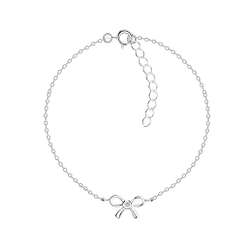 Wholesale Silver Bow Bracelet