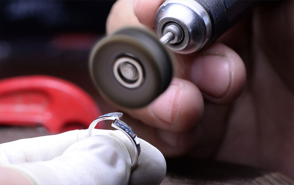 Polishing for a neat finish