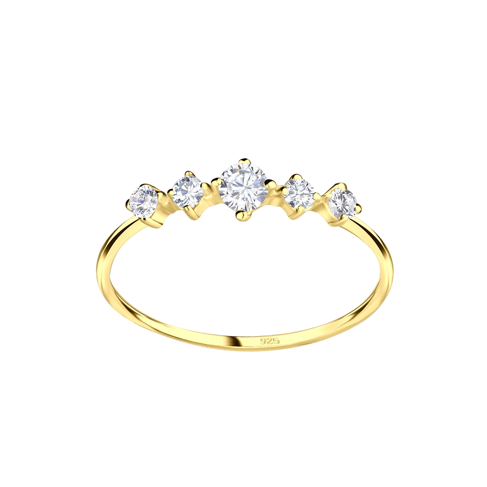 Silver Sparkling Ring - Wholesale - 11382