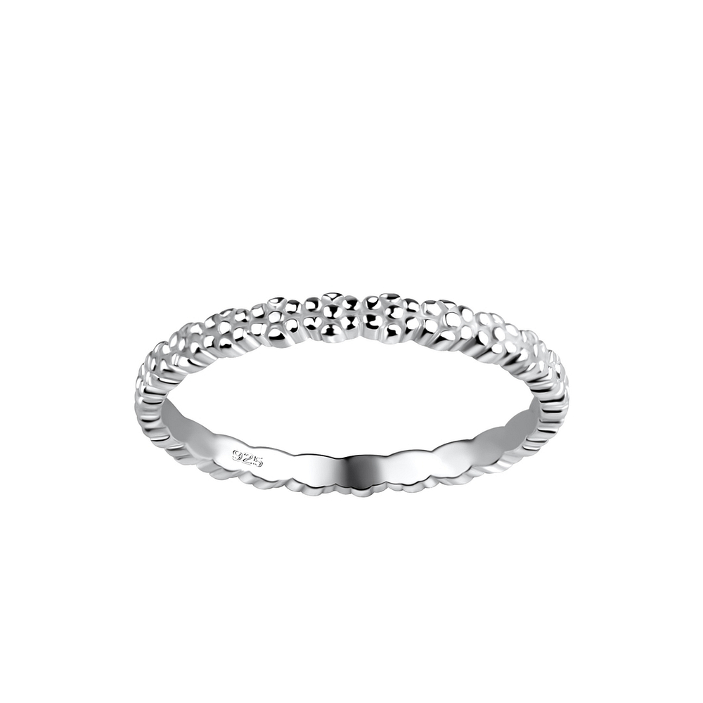 Silver Flower Ring - 18007