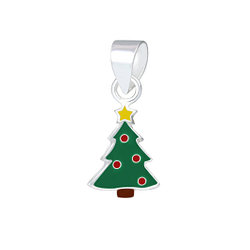 Silver Christmas Tree Pendant - Wholesale - 1752 Silver Christmas Tree Pendant - Wholesale - 1752