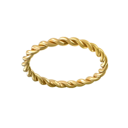 Silver Twisted Ring - Wholesale - 2184
