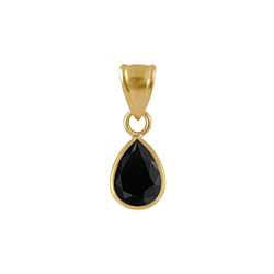 6x8mm Pear Cubic Zirconia Silver Pendant - Wholesale - 2455