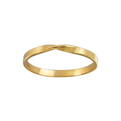 Silver Twisted Ring - Wholesale - 3445