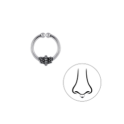 Silver Bali Septum Clip - Wholesale - 3367 Silver Bali Septum Clip - Wholesale - 3367