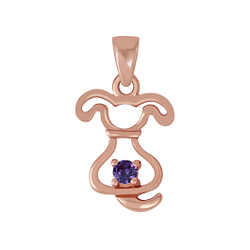 Silver Dog Pendant - Wholesale - 3764 Silver Dog Pendant - Wholesale - 3764