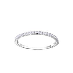 Silver Eternity Ring - Wholesale - 3725 Silver Eternity Ring - Wholesale - 3725