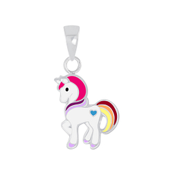 Silver Unicorn Pendant - Wholesale - 5564
