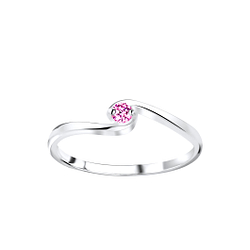 Silver Cubic Zirconia Ring - Wholesale - 5370