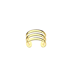 Silver Triple Line Ear Cuff - Wholesale - 4640 Silver Triple Line Ear Cuff - Wholesale - 4640