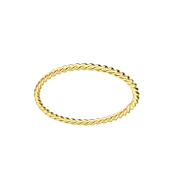 Silver Twisted Ring - Wholesale - 6920