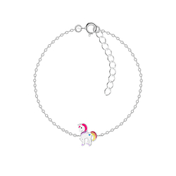 Silver Unicorn Bracelet - Wholesale - 8783 Silver Unicorn Bracelet - Wholesale - 8783