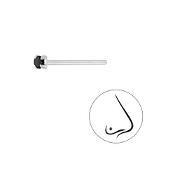 1.5mm Round Cubic Zirconia Silver Nose Stud - Wholesale - 3300 1.5mm Round Cubic Zirconia Silver Nose Stud - Wholesale - 3300