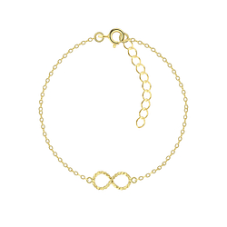 Silver Infinity Twist Bracelet - Wholesale - 5575 Silver Infinity Twist Bracelet - Wholesale - 5575