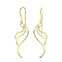 Silver Wave Earrings - Wholesale - 20730