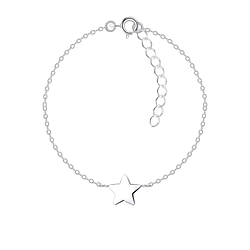 Silver Star Bracelet - Wholesale - 8694 Silver Star Bracelet - Wholesale - 8694