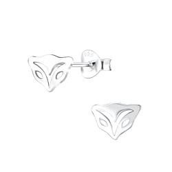 Silver Fox Stud Earrings - Wholesale - 9543 Silver Fox Stud Earrings - Wholesale - 9543