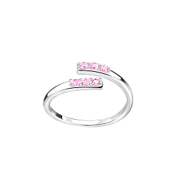 Silver Opened Toe Ring - Wholesale - 8140