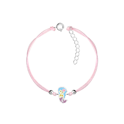 Silver Mermaid Cord Bracelet - Wholesale - 9932