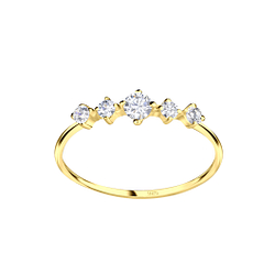 Silver Sparkling Ring - Wholesale - 11382