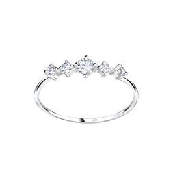 Silver Sparkling Ring - Wholesale - 11381 Silver Sparkling Ring - Wholesale - 11381