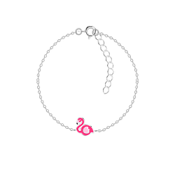 Silver Flamingo Bracelet - Wholesale - 15574 Silver Flamingo Bracelet - Wholesale - 15574