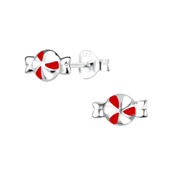 Silver Candy Stud Earrings - Wholesale - 16887 Silver Candy Stud Earrings - Wholesale - 16887