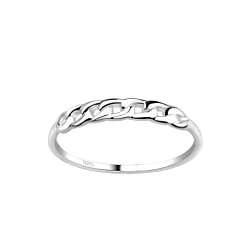 Silver Chain Ring - Wholesale - 17484 Silver Chain Ring - Wholesale - 17484