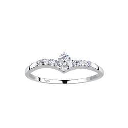 Silver Geometric Ring - Wholesale - 18091