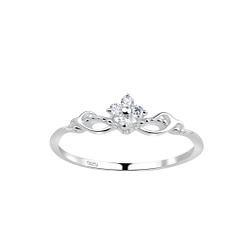 Silver Flower Ring - Wholesale - 18399 Silver Flower Ring - Wholesale - 18399