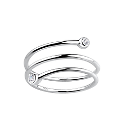 Silver Triple Line Ring - Wholesale - 18772 Silver Triple Line Ring - Wholesale - 18772