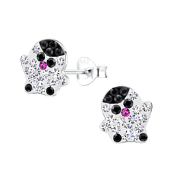 Silver Penguin Stud Earrings - Wholesale - 19484 Silver Penguin Stud Earrings - Wholesale - 19484