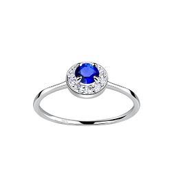 Silver Round Ring - Wholesale - 20052 Silver Round Ring - Wholesale - 20052
