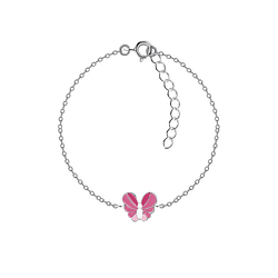 Silver Butterfly Bracelet - Wholesale - 20749