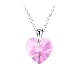 Silver Heart Necklace - Wholesale - 20675