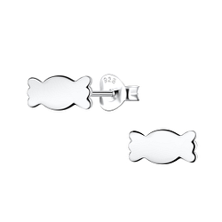 Silver Candy Stud Earrings - Wholesale - 21235 Silver Candy Stud Earrings - Wholesale - 21235