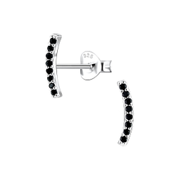 Silver Bar Stud Earrings - Wholesale - 5051