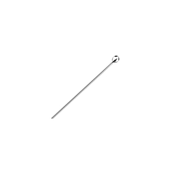 20mm Silver Pin with 1.5mm Ball – Pack of 10 Pieces - Wholesale - 21356
