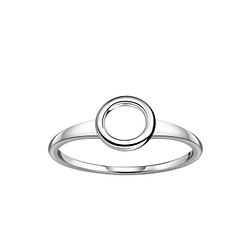 Silver Round Ring - Wholesale - 21303 Silver Round Ring - Wholesale - 21303