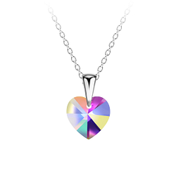 Silver Heart Necklace - Wholesale - 21469