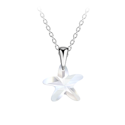 Silver Starfish Necklace - Wholesale - 21460