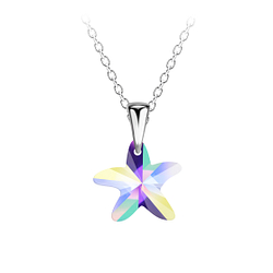 Silver Starfish Necklace - Wholesale - 21461